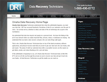 Tablet Screenshot of datarecoverytechnicians.com